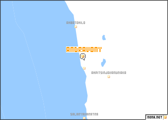 map of Andravony