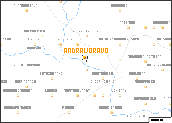 map of Andravoravo