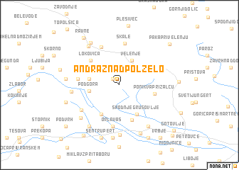 map of Andraž nad Polzelo