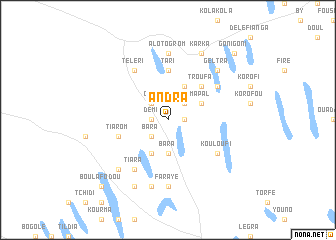 map of Andra