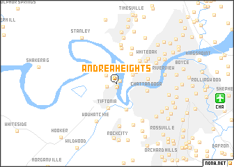 map of Andrea Heights