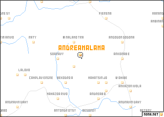 map of Andreamalama