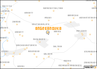 map of Andreanovka