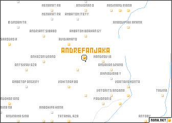 map of Andrefanjaka