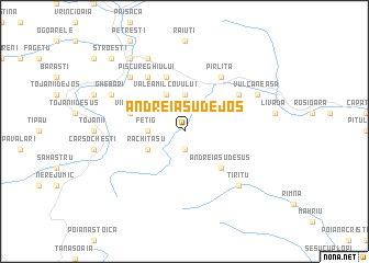 map of Andreiaşu de Jos
