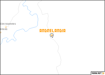 map of Andrelândia
