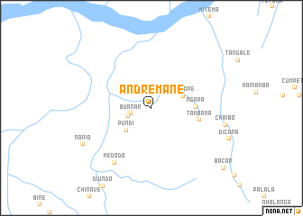 map of Andremane