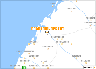 map of Andrenialafotsy