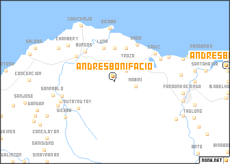 map of Andres Bonifacio
