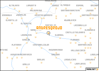 map of Andrés Q. Rojo