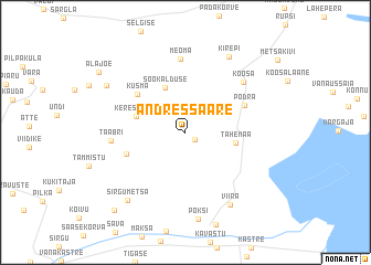 map of Andressaare