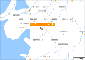 map of Andrew Sinkala