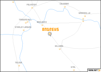 map of Andrews