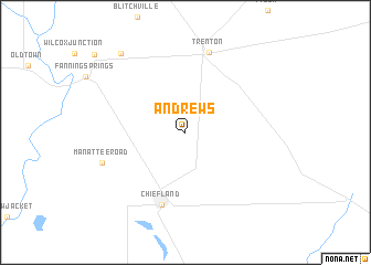 map of Andrews