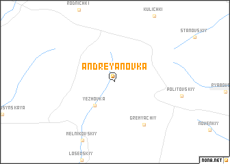 map of Andreyanovka