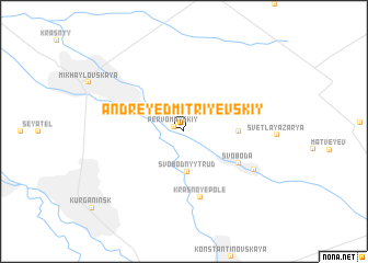 map of Andreyedmitriyevskiy