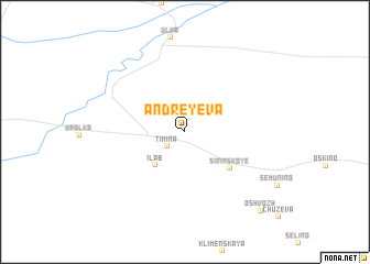 map of Andreyeva