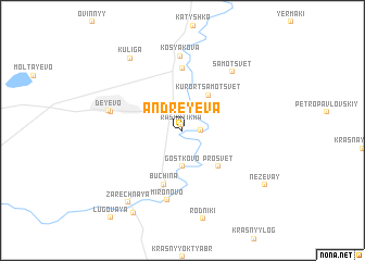 map of Andreyeva