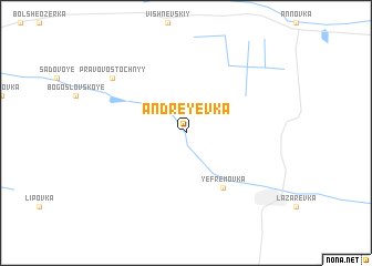 map of Andreyevka
