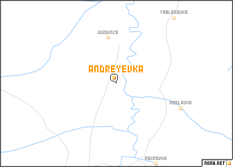 map of Andreyevka