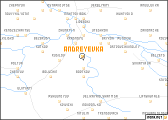 map of Andreyevka