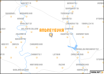 map of Andreyevka