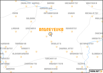 map of Andreyevka