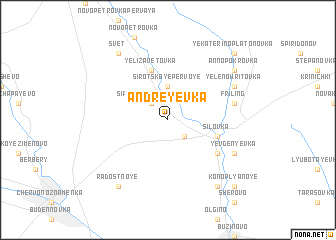 map of Andreyevka