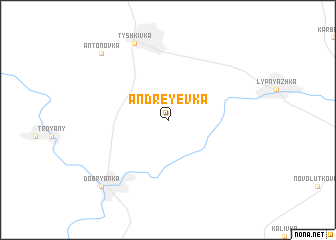 map of Andreyevka