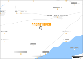 map of Andreyevka