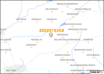 map of Andreyevka