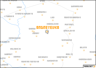 map of Andreyevka