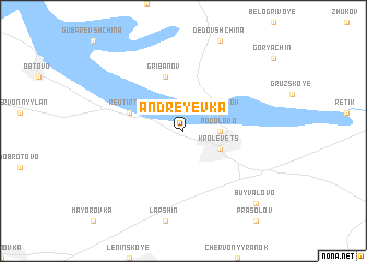 map of Andreyevka