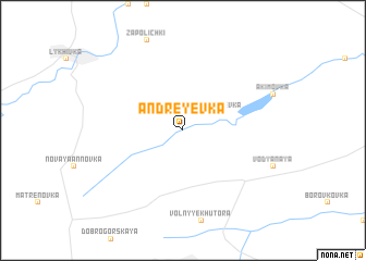 map of Andreyevka