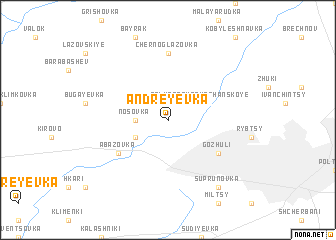 map of Andreyevka