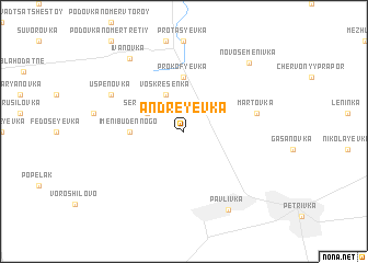 map of Andreyevka