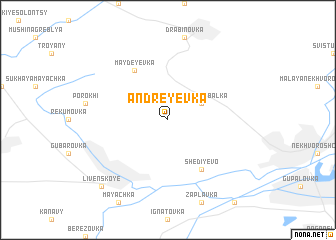 map of Andreyevka