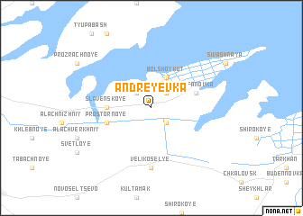 map of Andreyevka