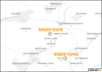 map of Andreyevka