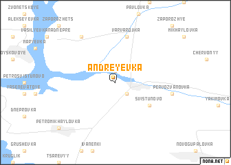 map of Andreyevka