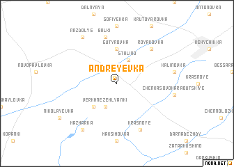 map of Andreyevka