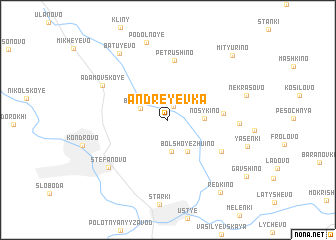 map of Andreyevka