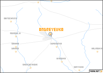 map of Andreyevka