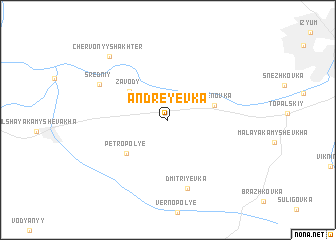 map of Andreyevka