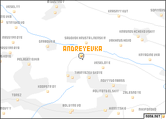 map of Andreyevka