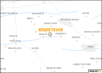 map of Andreyevka