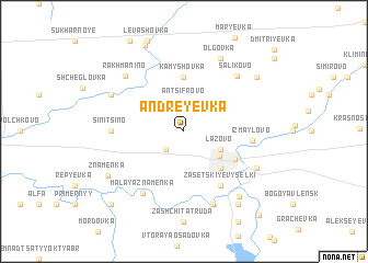 map of Andreyevka