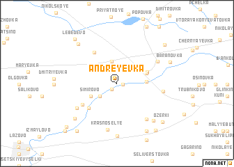 map of Andreyevka