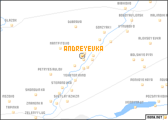 map of Andreyevka