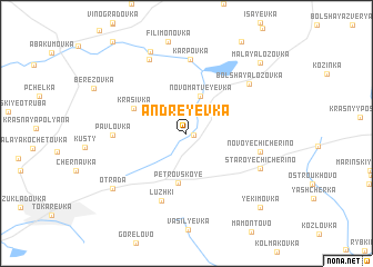 map of Andreyevka